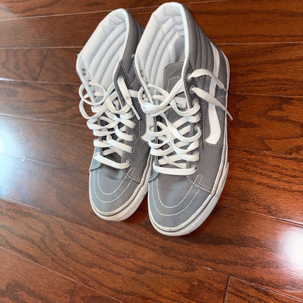 Gray High-Top Vans